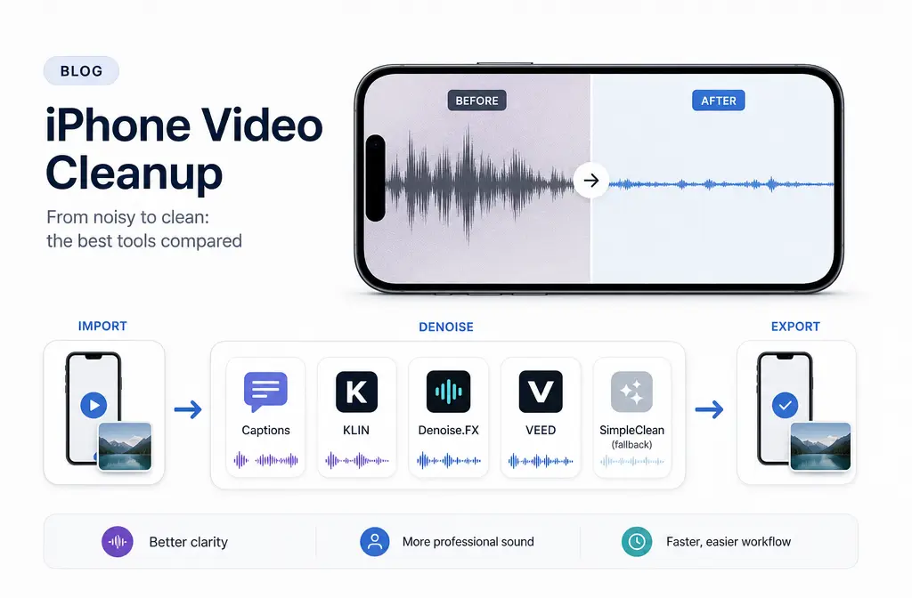 Best App to Remove Background Noise from Video on iPhone