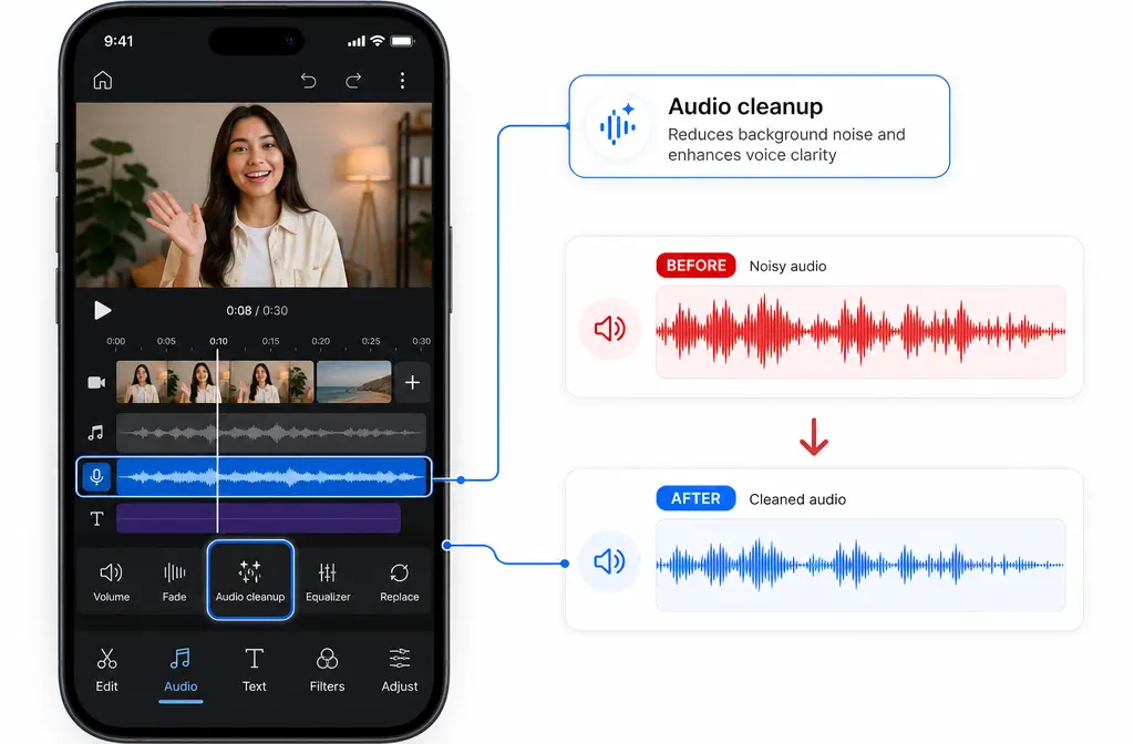 How to Remove Background Noise in YouTube Create: Audio Cleanup Steps, Device Limits, and When to Clean the Exported File Online